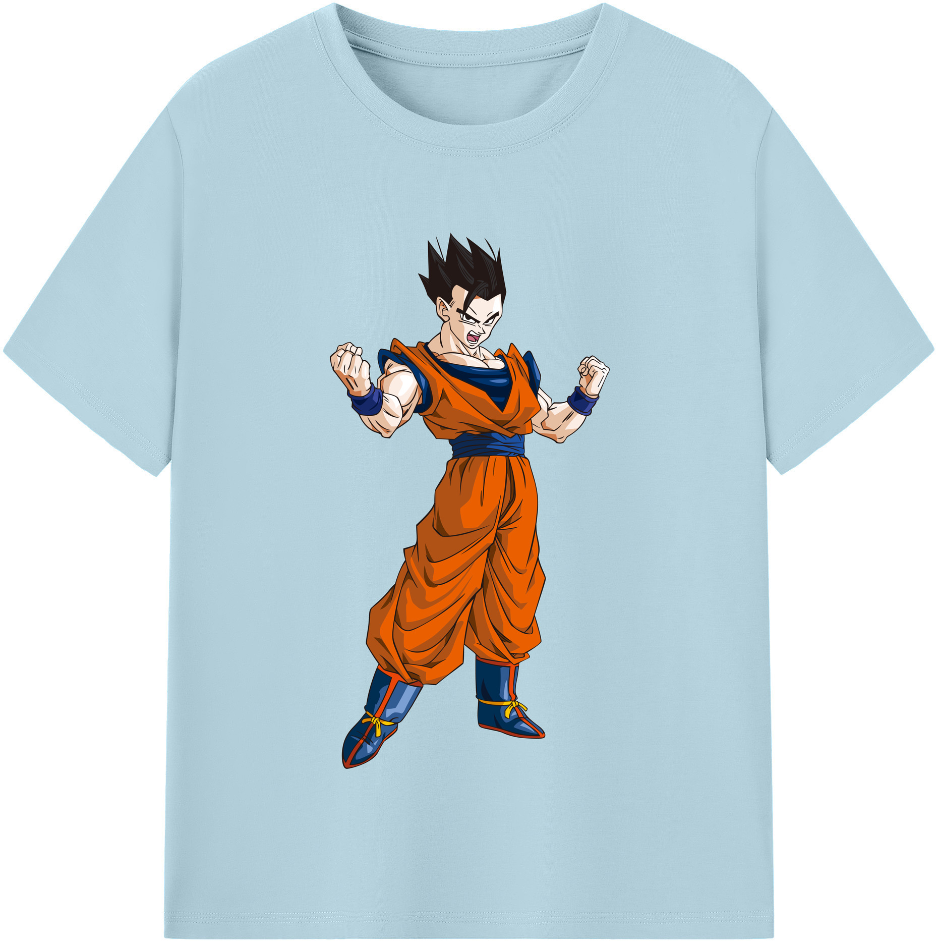 （画像用） ドラゴンボール 孫 悟飯（そんごはん）DRAGON BALL Son Gohan 綿100％半袖Tシャツ（フロントプリント）